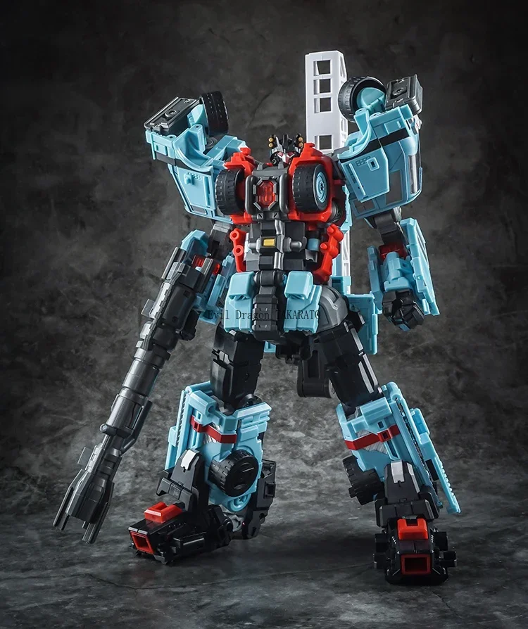 Em estoque brinquedo transformador 5 em 1 modelo defensor YM-17 ym17 vulcan hotspot ko figura de ação robô modelo coleção