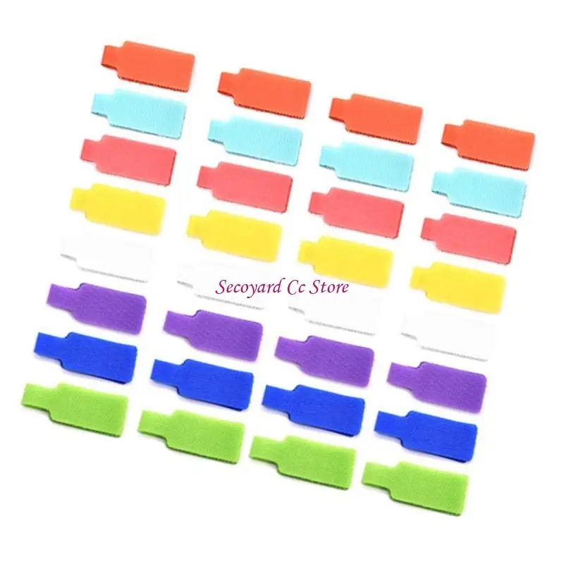 

N3UC Color Coded Cable Identification Sticker Waterproof Sticker Ticket for It Professional and Industrial Applications