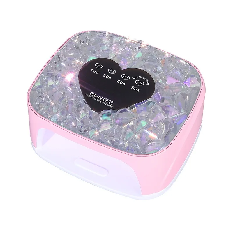 

SDFC-Gel Polish Dryer High-Power Fast-Drying Nail Lamp-Dual Light Source, Long Life EU Plug