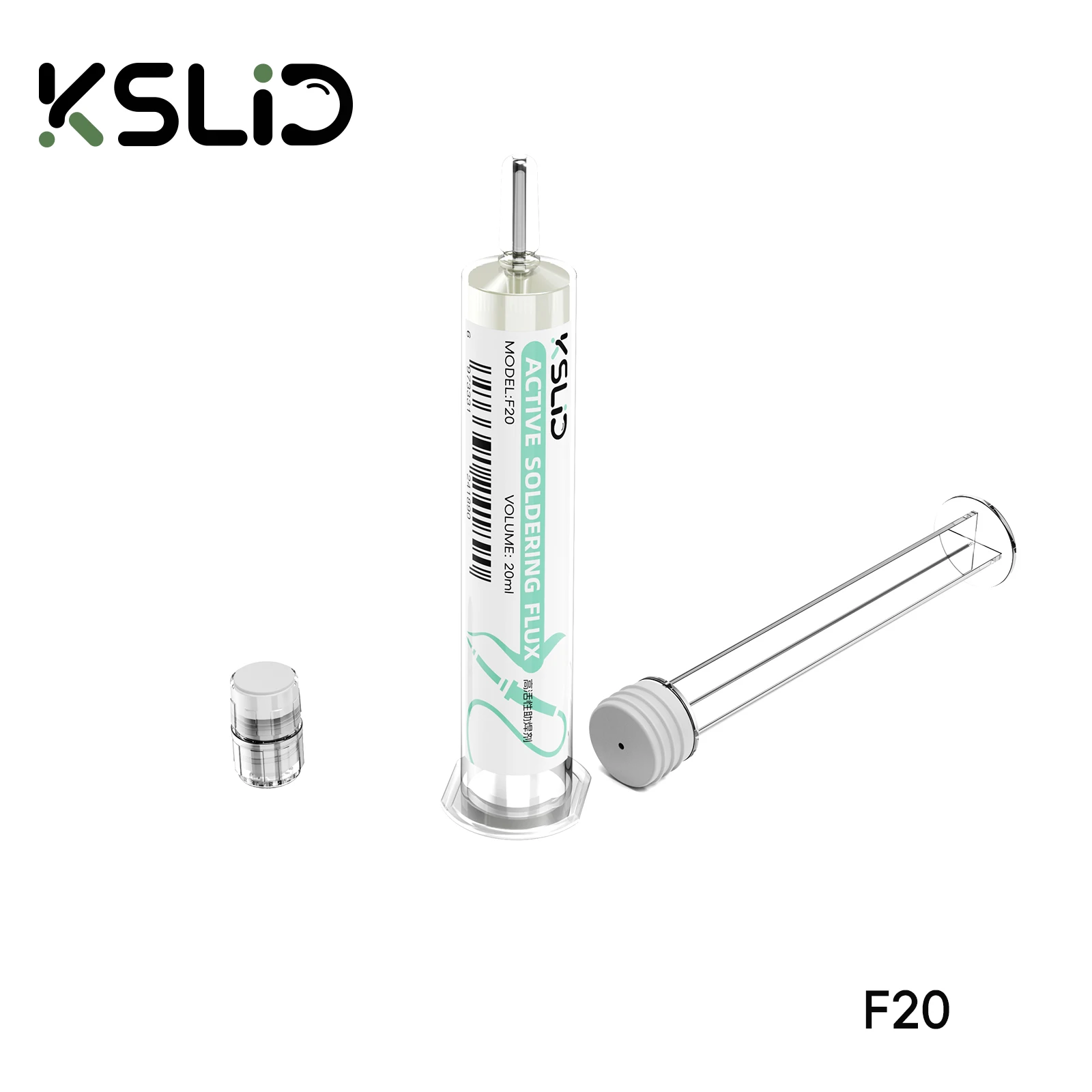 KSLID F20 10CC جودة عالية خالية من الرصاص/خالية من الهالوجين/بدون رائحة/لا تنظيف لحام تدفق للهاتف LED بغا لحام مصلحة الارصاد الجوية PGA PCB إصلاح