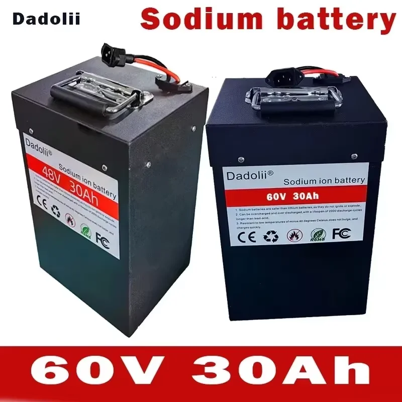 بطارية الصوديوم للسيارة الكهربائية 48v30Ah60V30Ah -40 °   بطارية C، بطارية ليثيوم دراجة نارية كهربائية ثلاثية العجلات