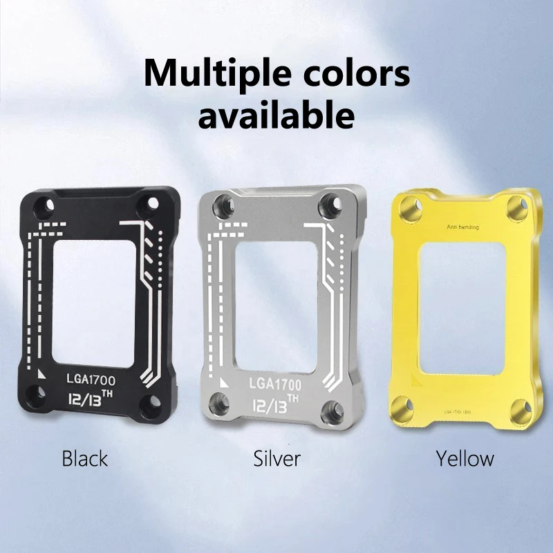 

Desktop Computer Motherboard CPU Bracket LGA1700 Anti-pressure Bending Base Correcting Frame INTEL 12th 13th Processor Cover