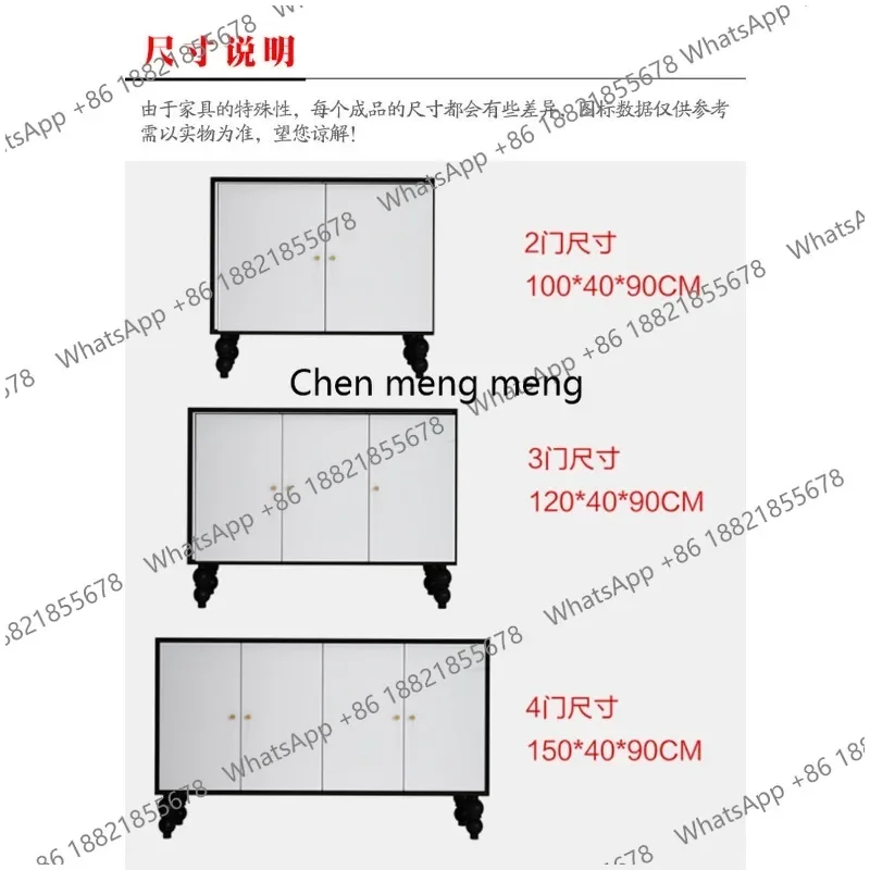 HR Chinese solid wood entrance, household medieval, entrance hall, living room, sofa side cabinet, bedroom storage chest cabinet
