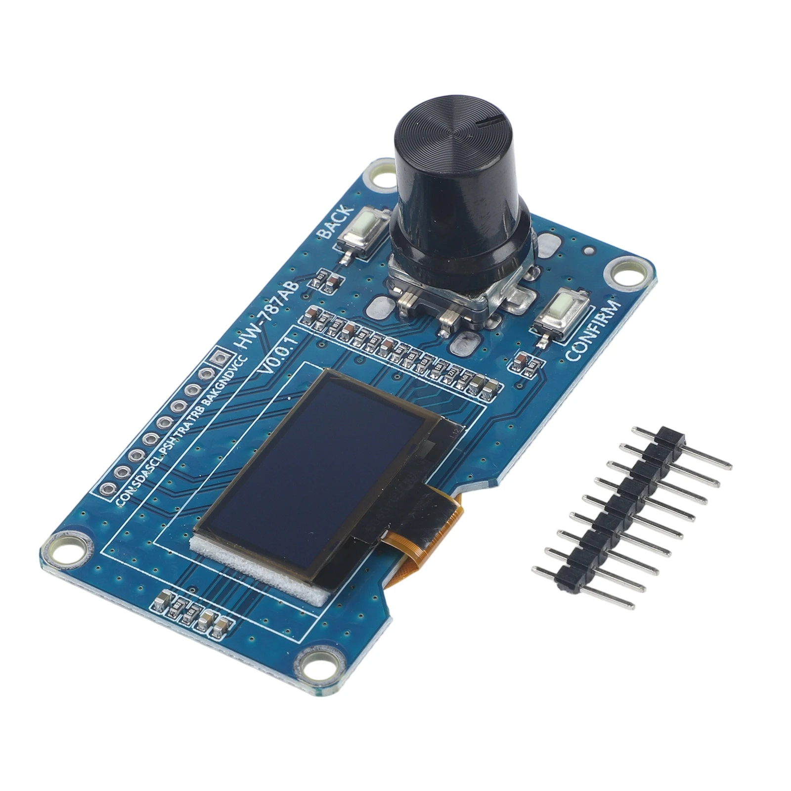 1.3 Inch 0.96 Inch For Oled Display Module With EC11 Rotary Encoder IIC Interface 128x160 Resolution Metal PCB For DIY