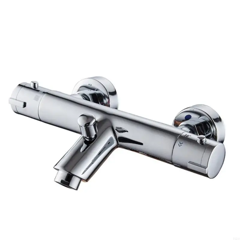 

Shower Valves Trim Enduring T5EF 2 Handle Thermostatic Shower Valves Constant Temperature Hot Cold Water Mixer Valves Bath/