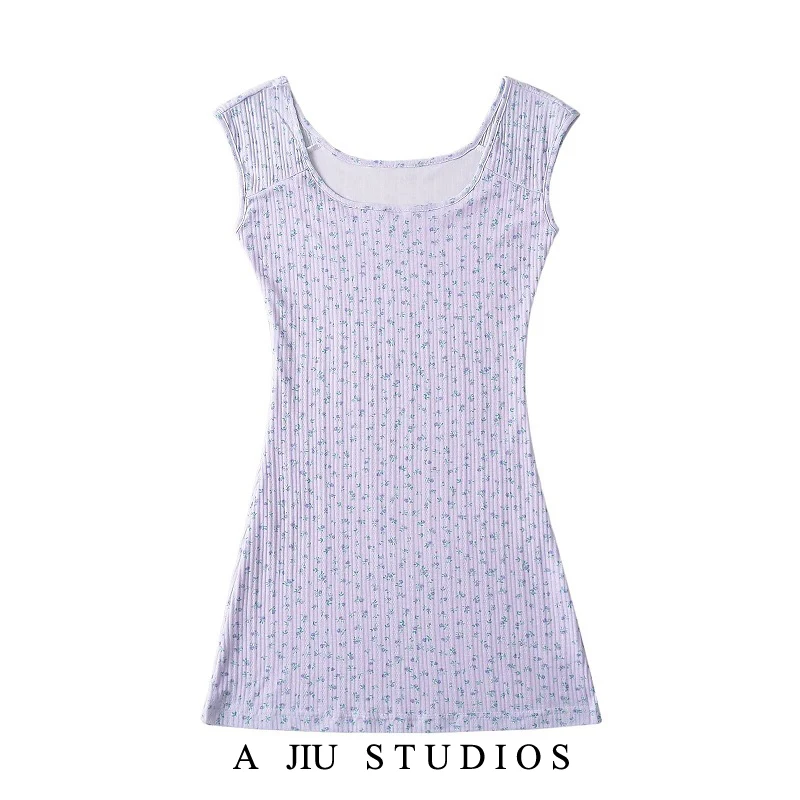 

Pure Desire Сексуальная U-Ne Утягивающая фиолетовая облегающая юбка с цветочным принтом Dr Летняя популярная женская юбка с запахом Dr