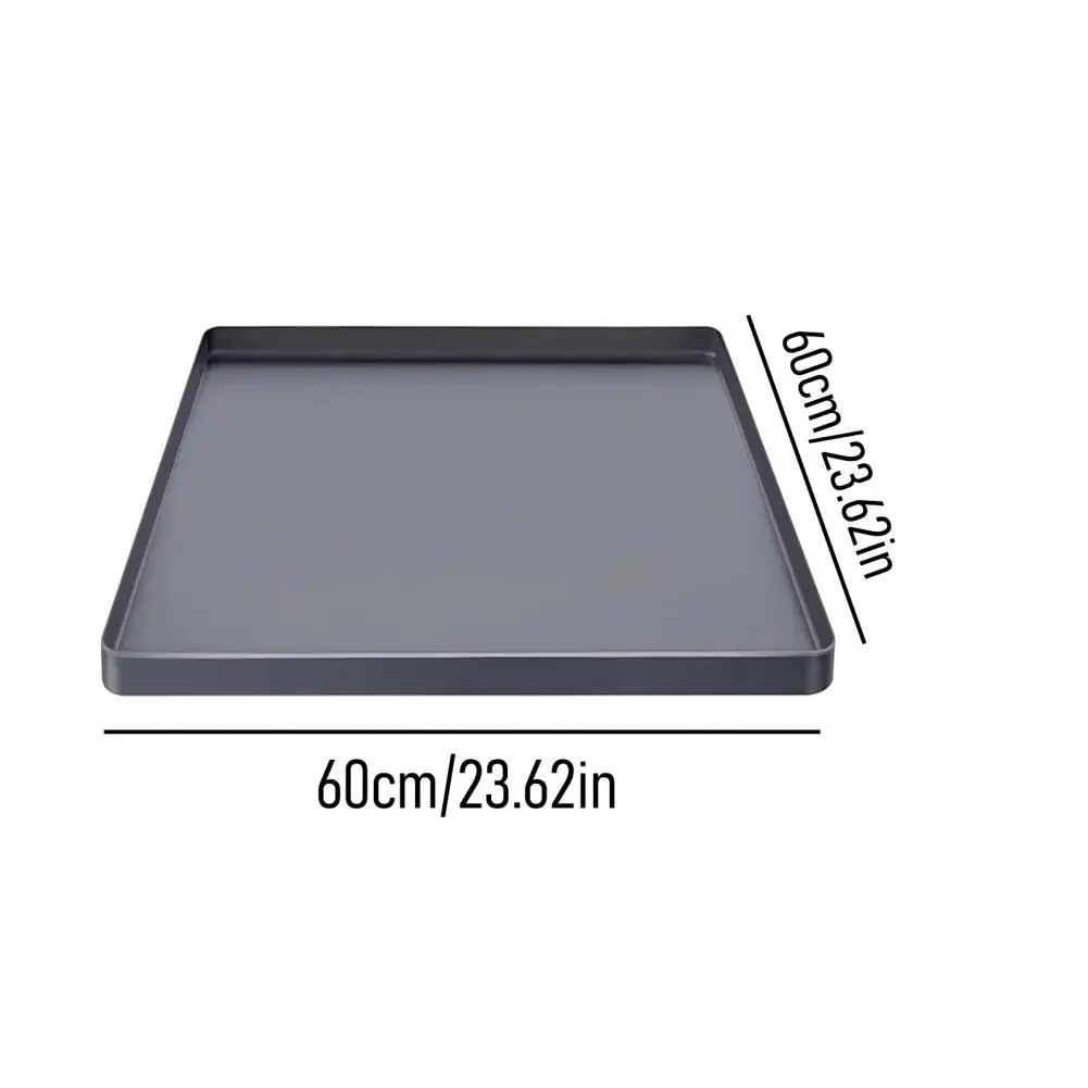 Vibration Reducing Washer Mat Silicone Washing Machine Mat with Raised Edges Non-slip Vibration Reduction Pad Waterproof Dryer