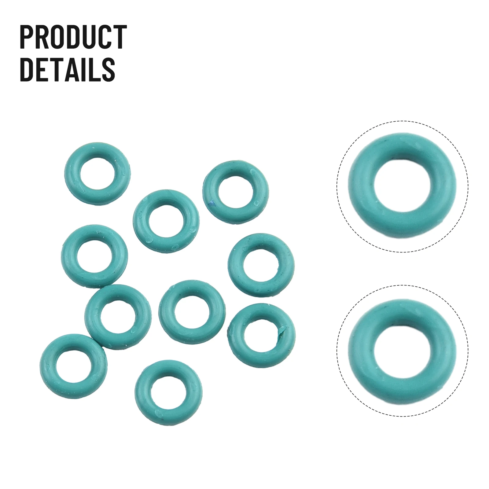 Leak Off Pipe O Ring Set for Ford For Transit Diesel Injectors 10 pcs Rubber Seals Compatible with Part Number 1795871