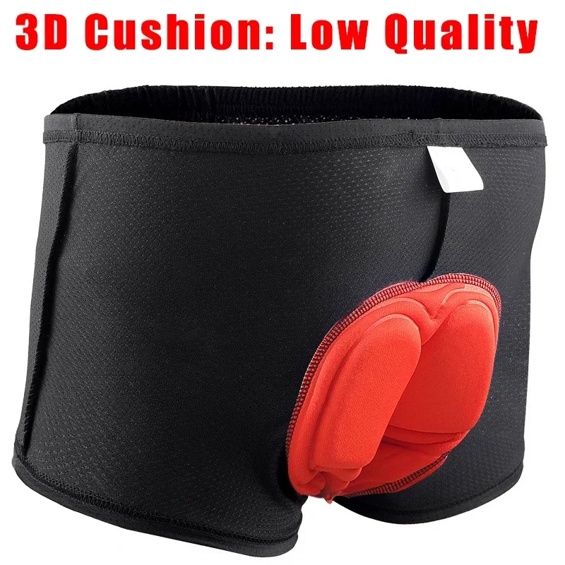 Breathable Cycling Shorts Cycling Underwear 5D Gel Pad Shockproof Bicycle Underpant MTB Road Bike Underwear Man Shorts