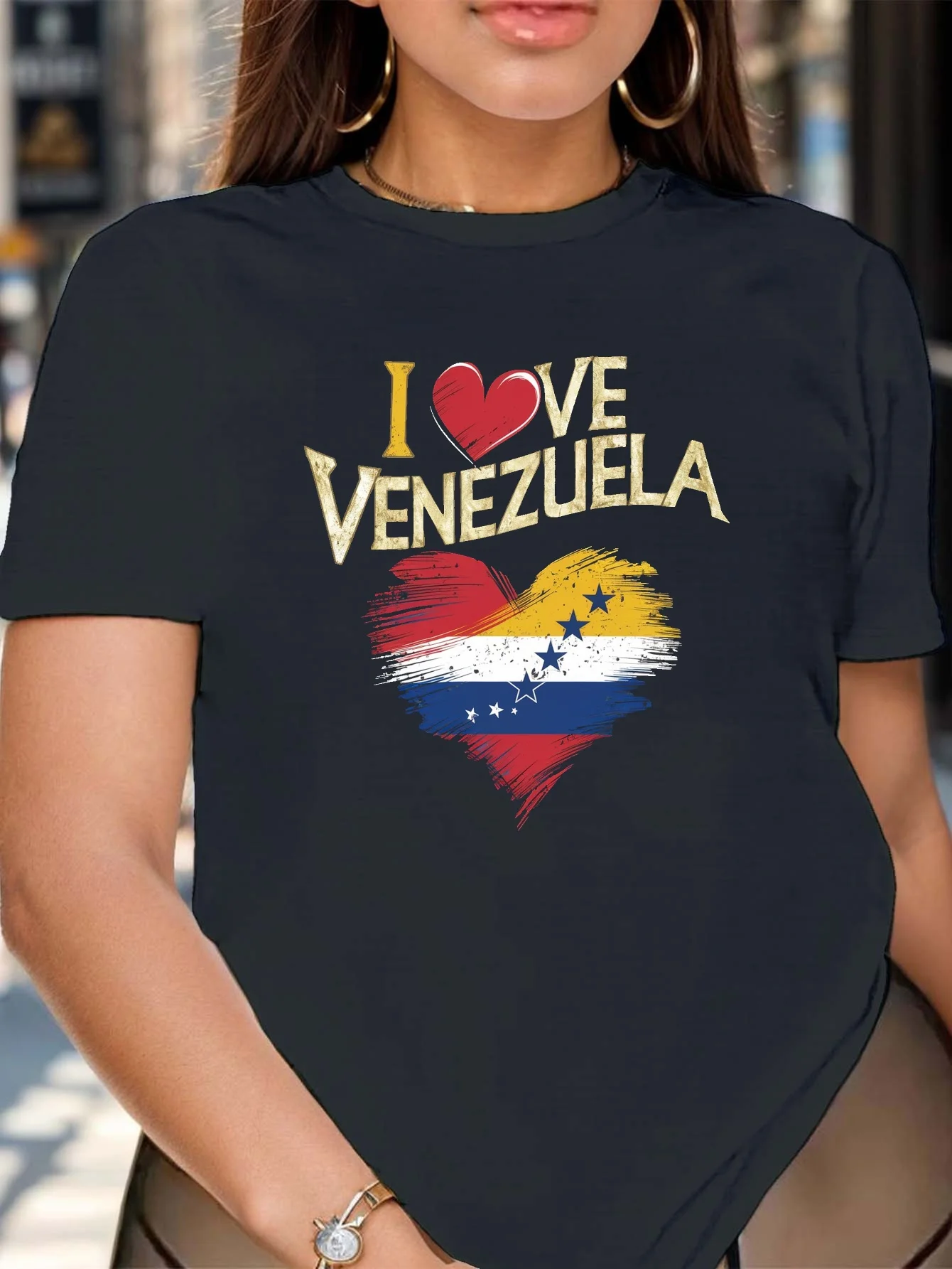 Heart I LOVE VENEZUELA women\'s comfit t-shirt