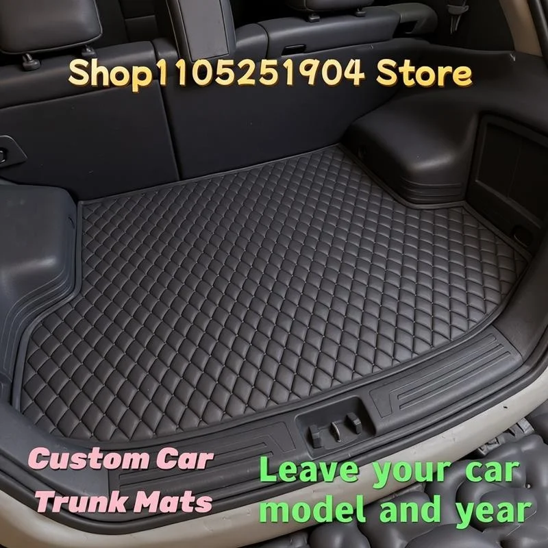Artificial Leather Cargo Liner Custom Car Trunk Mats For Audi Q4 e-tron 2022 2023 2024 2025 2026 Car Mat Carpet