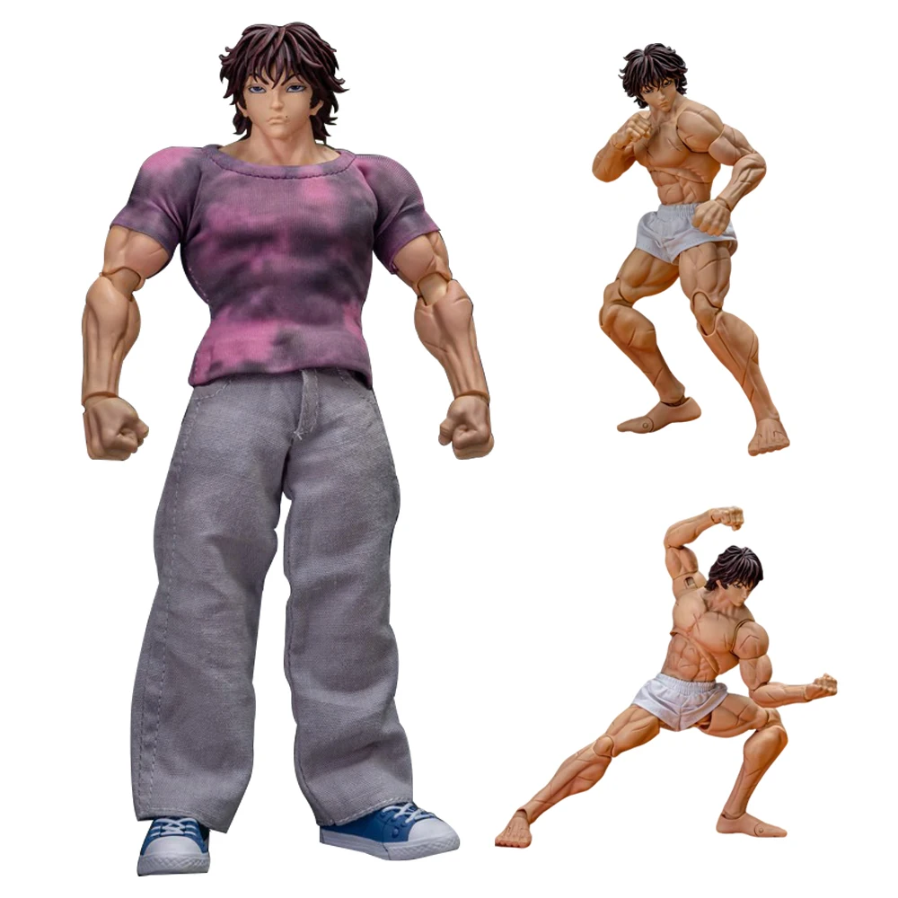 

Anime Figure hanma figure moveable joint action figure 18CM PVC model hanma toys ornament collection unisex birthday gift statue