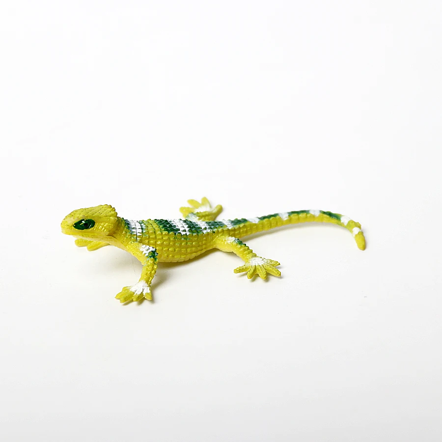 Figura de acción de lagartos falsos de colores surtidos para niños, juguete de PVC de simulación para fiesta de reptiles, colección de 12 piezas