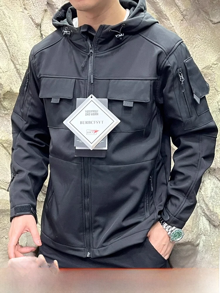 

Тактическая серия M65, 3D индивидуальный водонепроницаемый ветрозащитный уличный мягкий джет, новый осенне-зимний молодежный джерт из полиэстера