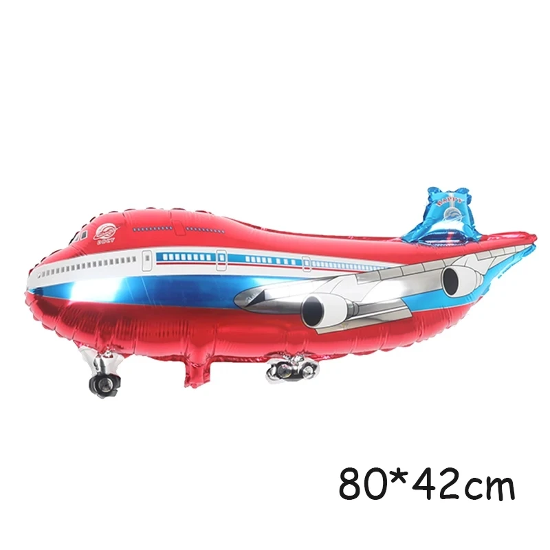Kampfflugzeug-Folienballons, Hubschrauber, Flugzeug, Rakete, Heliumballon, Babyparty, Geburtstagsfeier, Piloten-Thema Dekoration – Detail 5