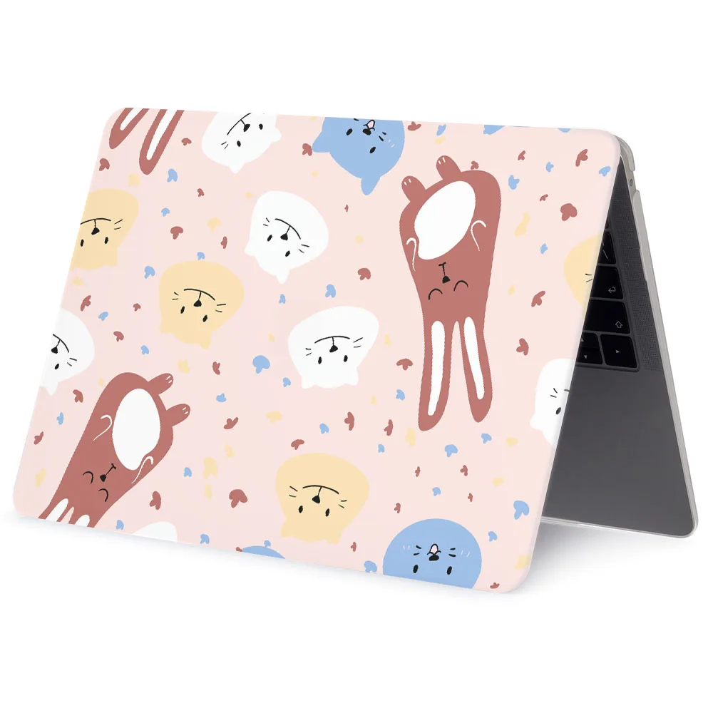 Laptop Case for MacBook Pro 14 M4 2024 Case M2 M3 A3112 Hard Shell for MacBook Air 13 13.6 15 A3241 animal Print Case