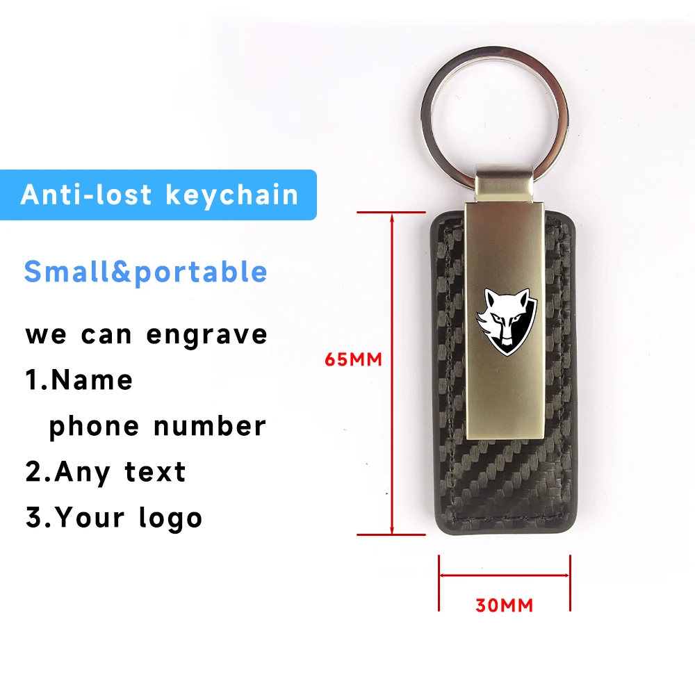 Auto Classic keyring Car Carbon Fiber Fob Metal leather keychain For UAZ Hunter Patriot Pickup Profi Ypqa 2206 31512 3160 452