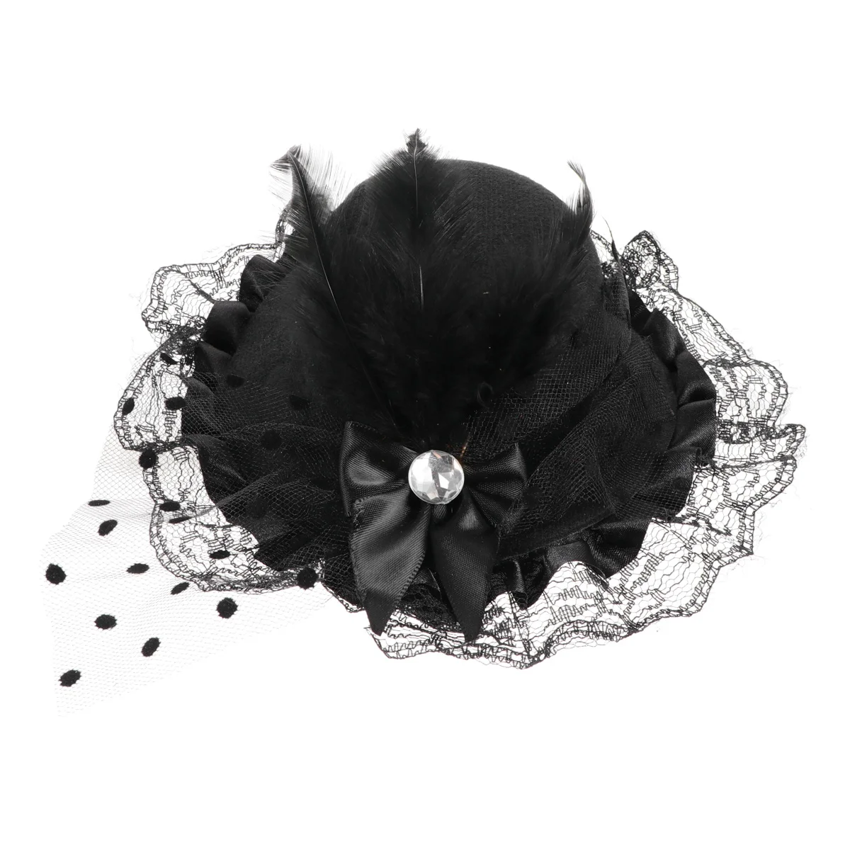 

Hat Hair Clip Adorable Tophat Bridal Party Headwear Durable Kids Costume Accessory Barrette Halloween Headdress Hairpin