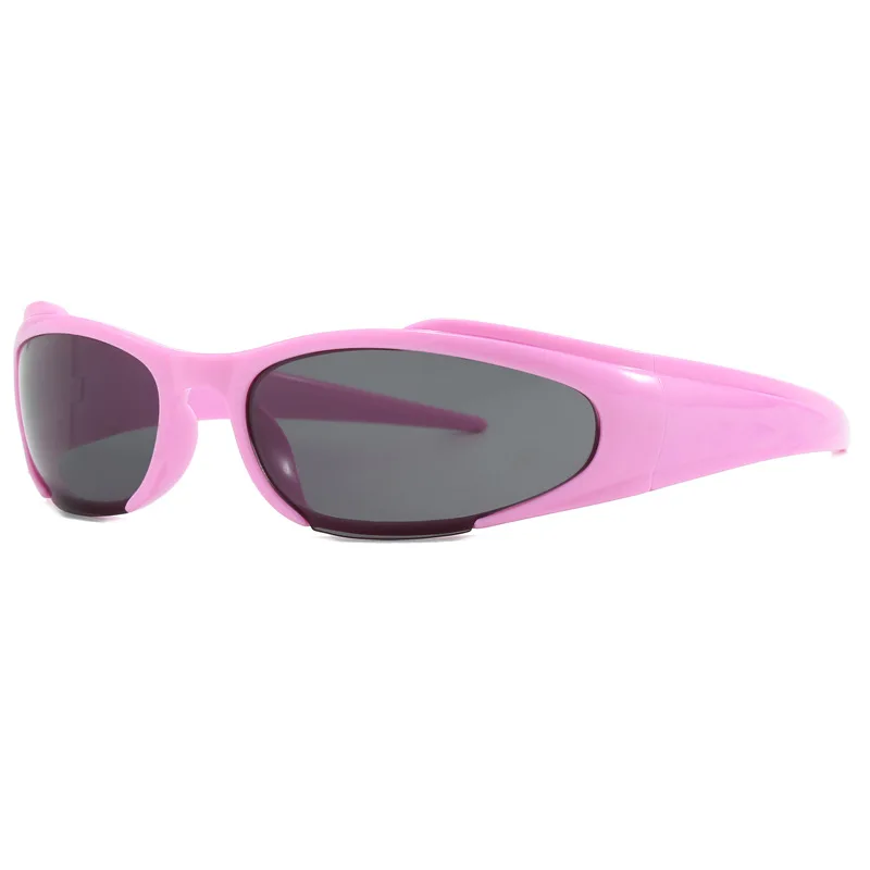 New Y2K Sports Punk Sunglasses Women Designer Square Goggle Men Luxury Brand Sun Glasses Colorful Mirror Fashion Eyewear image 4