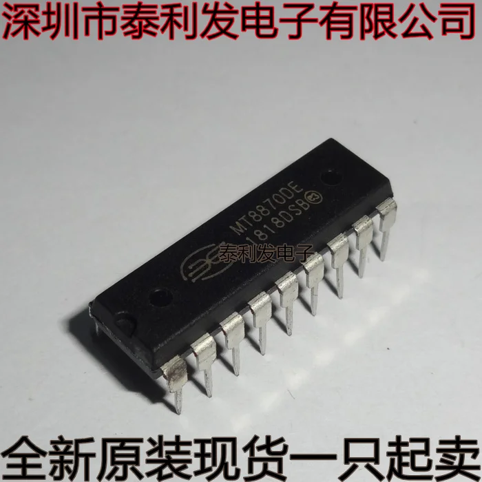 5PCS New Stock MT8870DS MT8870DE Inline DIP-18 Tone Decoder interface Chip IC