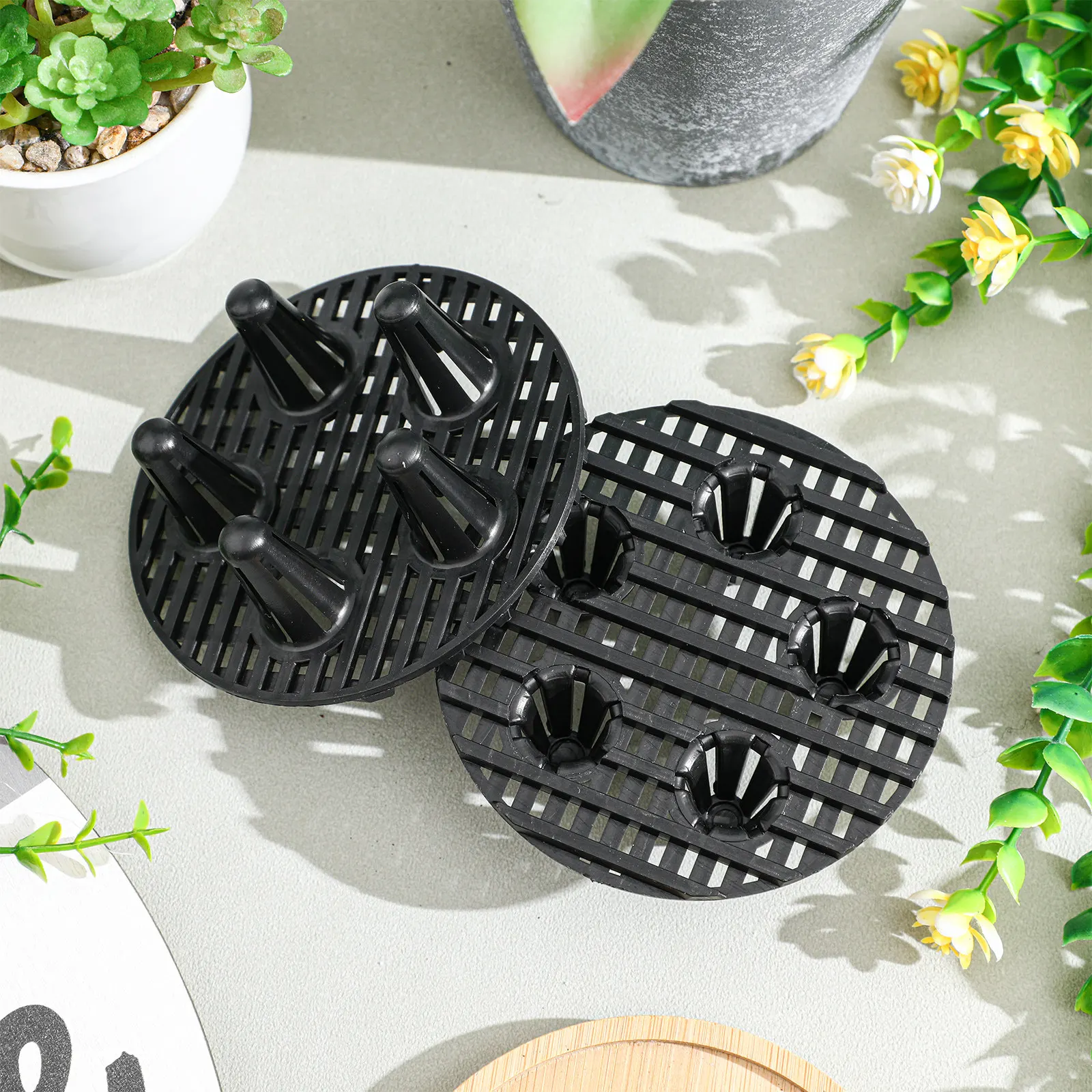 10Pcs Anti-Skid Plastic Pot Fe - огляд і ціна Bonsai Garden Stand