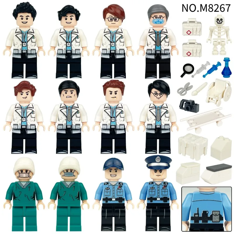 Building blocks, humanoid dolls, small particles assembled model mini figures, humanoid dolls, toys birthday gifts.