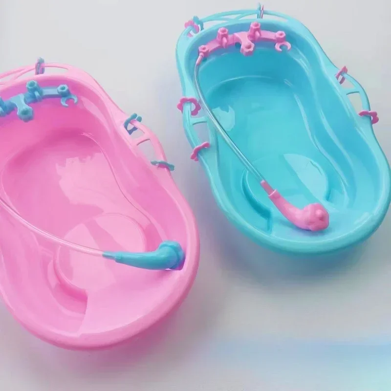 Vasca da bagno per bambini in plastica combinazione vasca da bagno per bambole vasca da bagno piccola i bambini simulano ogni ragazza giocattolo per la famiglia