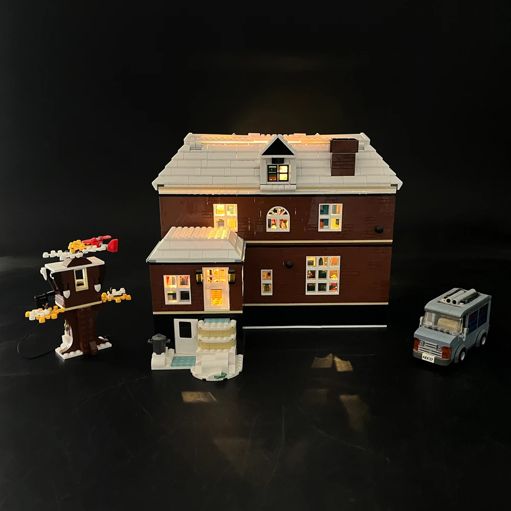 BYB LED Light Kit For 21330 Home Alone Building Blocks Set Remote Control (Not Include Model)