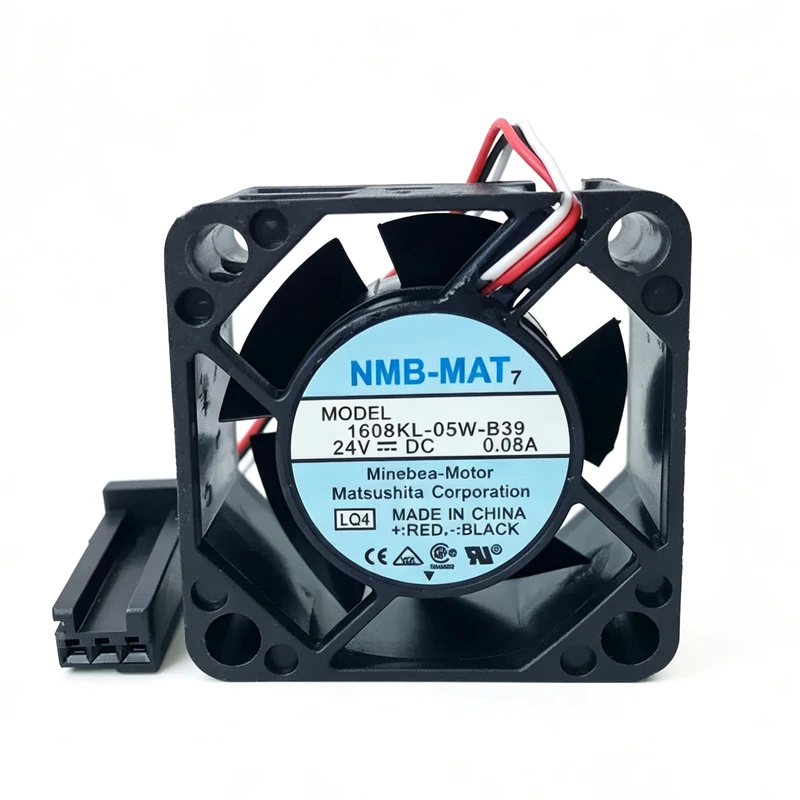 4020 Cooling Fan 1608KL‑05W‑B39 DC24V 0.08A 40X40X20mm 3 Pin Replacement Inverter Drive Fan A90L‑0001‑0510