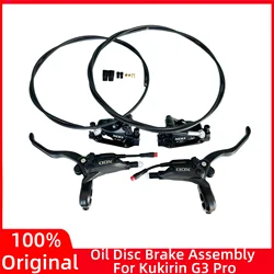 Original Oil Disc brake assembly for KUGOO Kukirin G3 Pro Electric Scooter Hydraulic Disc Brake Replacement Accessories