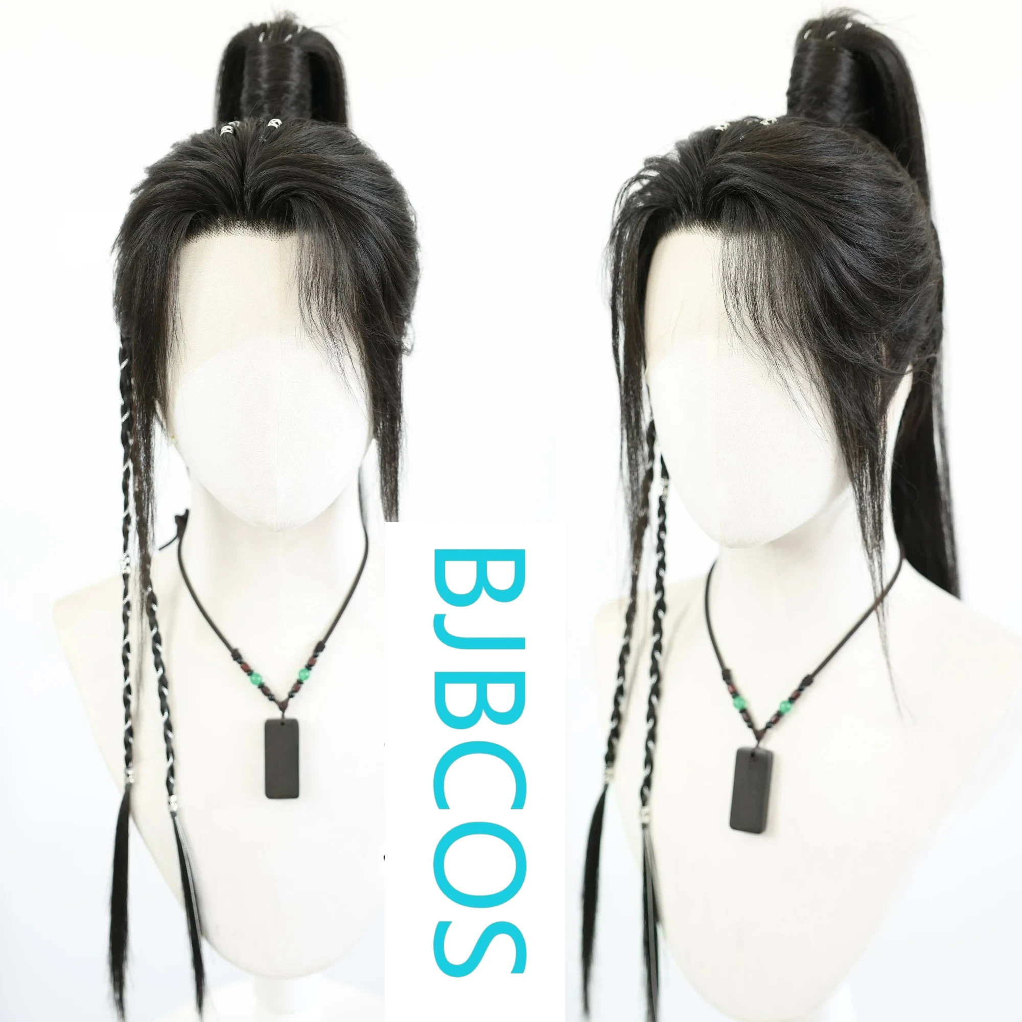 

[Styled Wig]Whispers of Fate Chi Yun'aozi Yi Gao Ponytail Youth Lang Ancient Costume Male Front Lace COS Style Wig Set