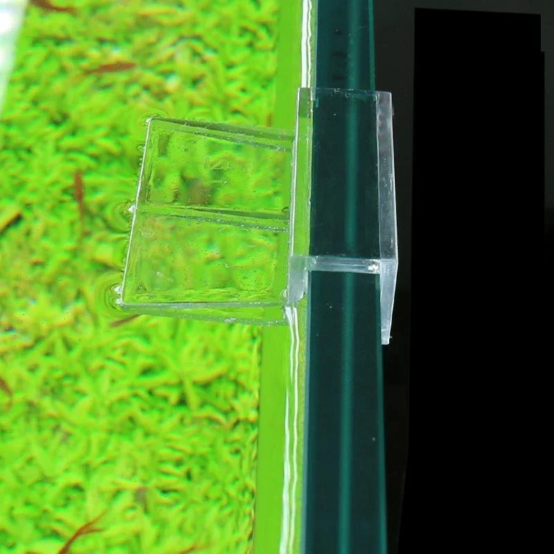 4pcs Fish Tank Cover Acrylic Bracket Aquarium Anti-jump Net Transparent Bracket Upper Filter Support Shelf Partition Rack Pet