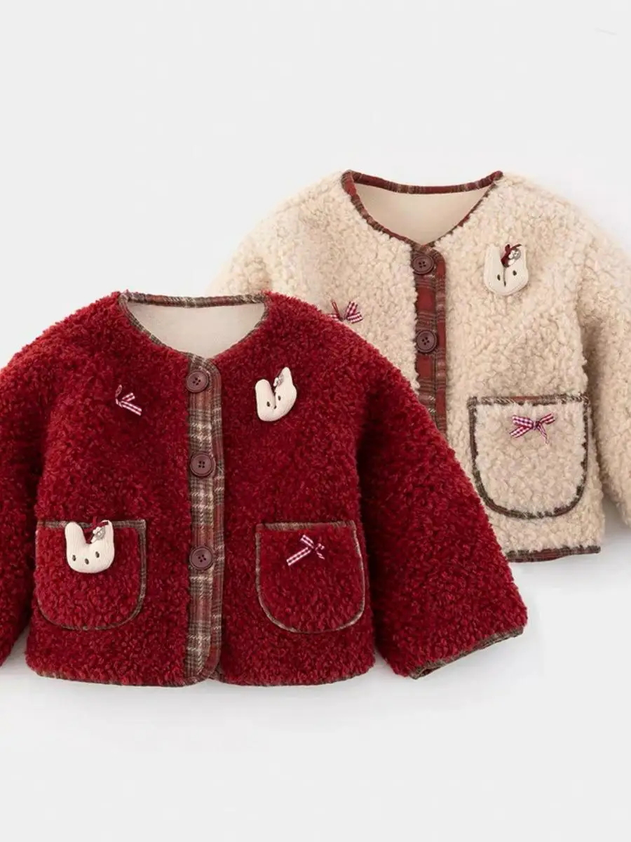 

Зимнее пальто для девочек с утеплителем, теплая куртка с подкладкой, детская зимняя модная верхняя одежда для девочек, хлопковая одежда для девочек