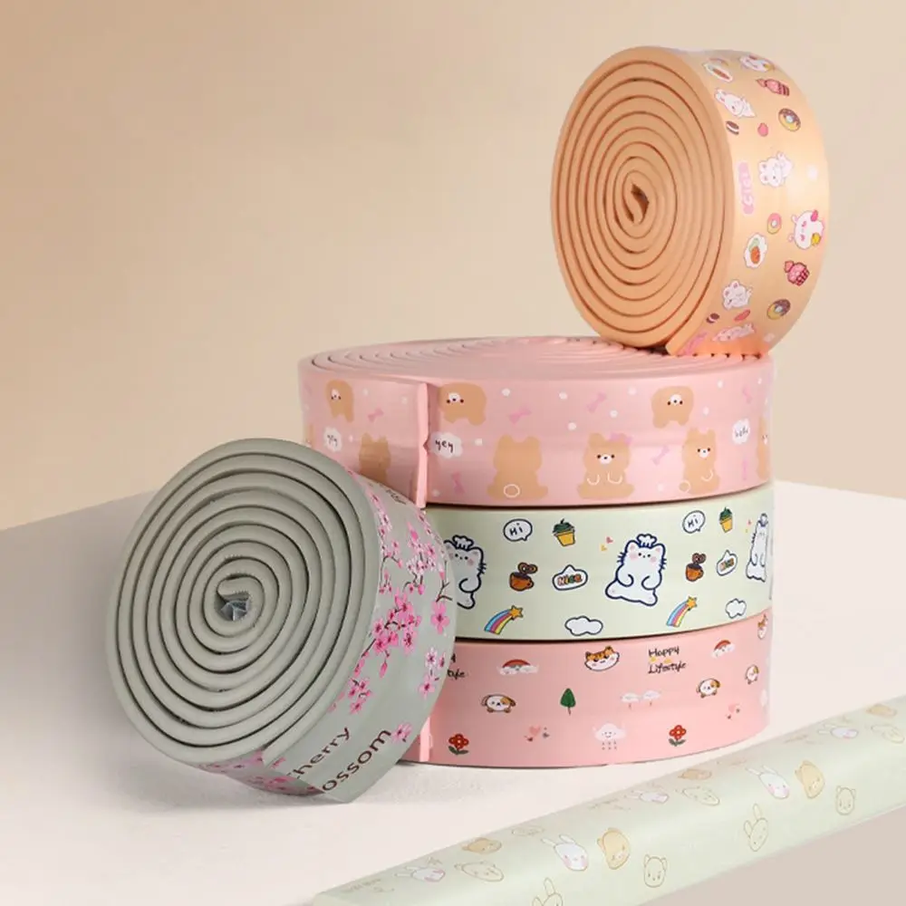 

Baby Safety Desk Table Edge Guard Strip Self Adhesive Skirting Line Furniture Corners Angle Protection Tape Multifunctional