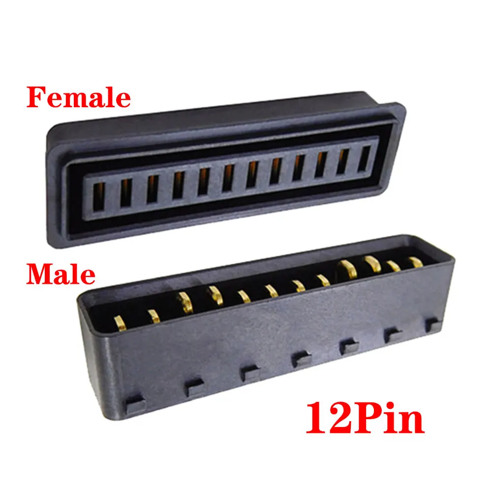 1Pcs Battery Connector Pitch 2.7mm 11Pin 12Pin Holder Clip Slot Contact Male and Female plug TB50.55 For Drone 100A