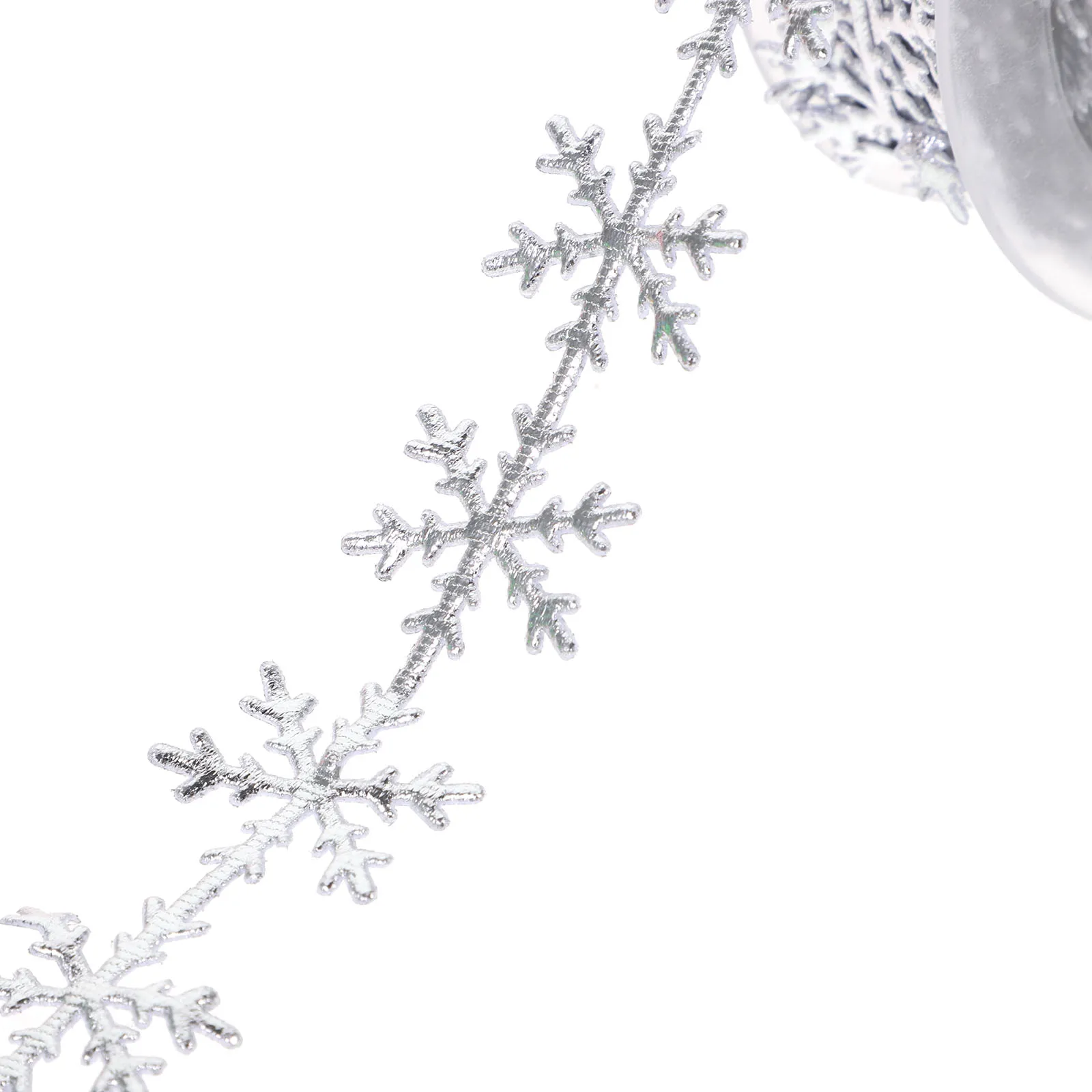 

10M Christmas Decoration Ribbon Snowflake Premium Gift Wrapping Bows Crafting Dress Bridal nament