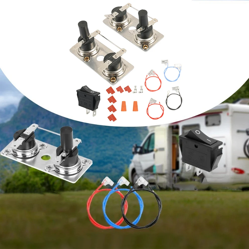 

For Suburban Water Heater Thermostat Limit Switch Kit 232306 232282 233534 525007 Degree 120V RV Replacement Part For SW Series