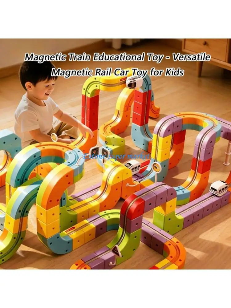 090B Train Track Car Toy For Children Creative Fun Flexible Train Track Part