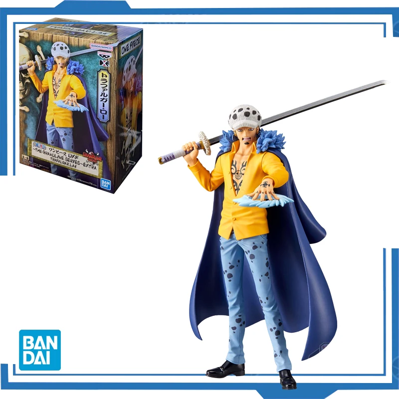 Bandai Original Banpresto Anime One Piece DXF The Grandline Series Extra Trafalgar Law PVC Action Figure Collectible Model Toys