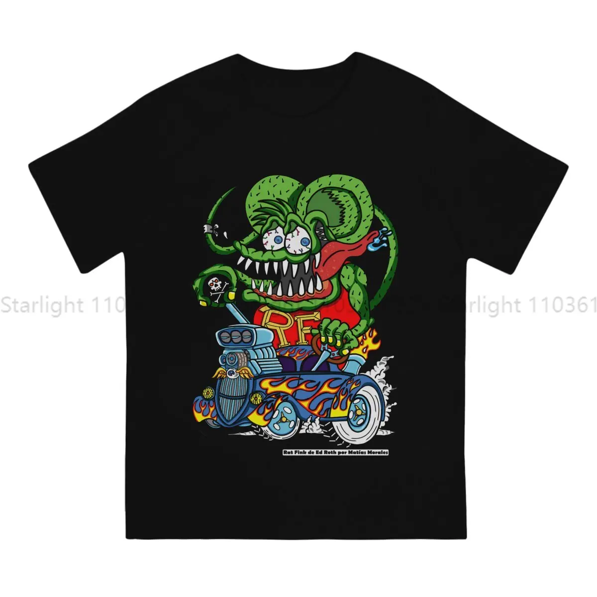 Rat Fink TShirt For Male  Clothing Style T Shirt Homme