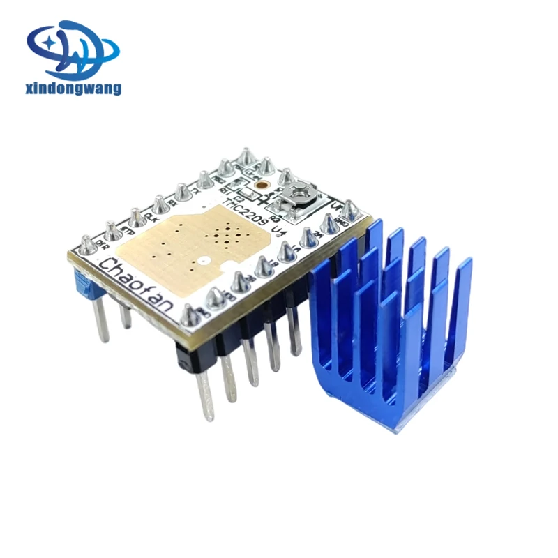 Super Silent TMC2209 V4 Stepstick Module Stepper Motor Driver With Heat Sink For 3d Printing Motherboard