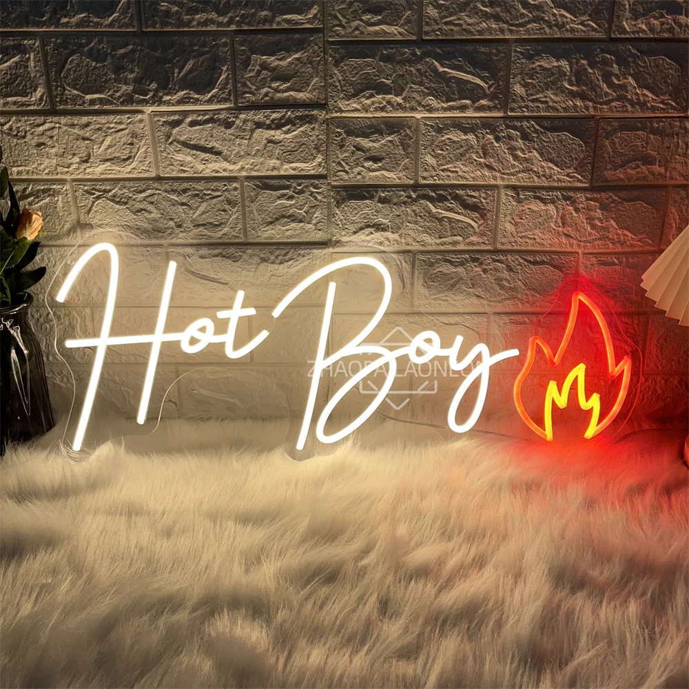 

Hot Boy Neon Led Sign Game Room Bedroom Decoration Neon Light Signs Boys Gaming Room Lights Bar Club LED Wall Decor Neon Signs