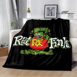 Tales of the Rat Fink Anime coperta coperta da Picnic flanella morbida e confortevole coperta da viaggio per la casa regalo di compleanno coperta da letto