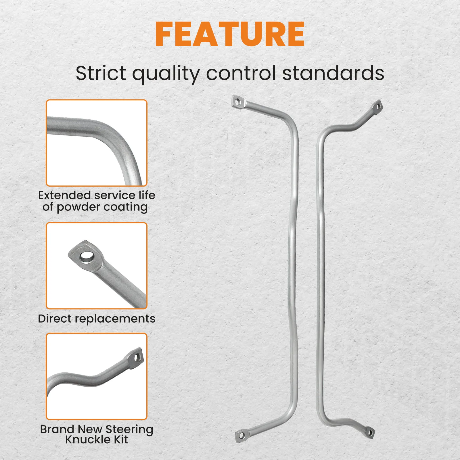 Font + Rear Sway Bar Bars w/ Linkage Kit fit Chevy Car Bel Air Nomad new 1955-1957
