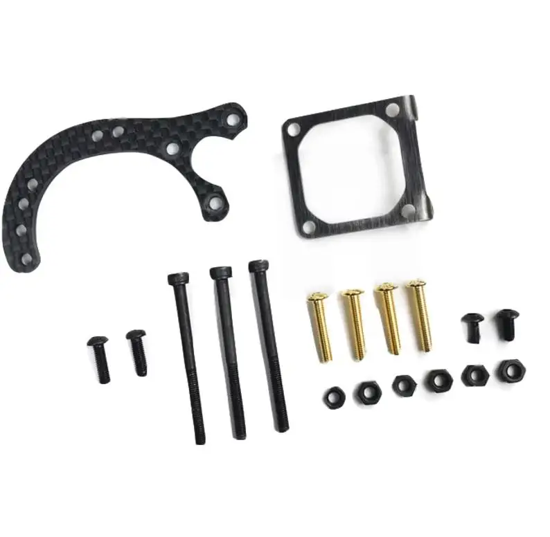 Carbon Fiber Motor Bracket for 1/10 TAMIYA XV01 RC Car Update Parts