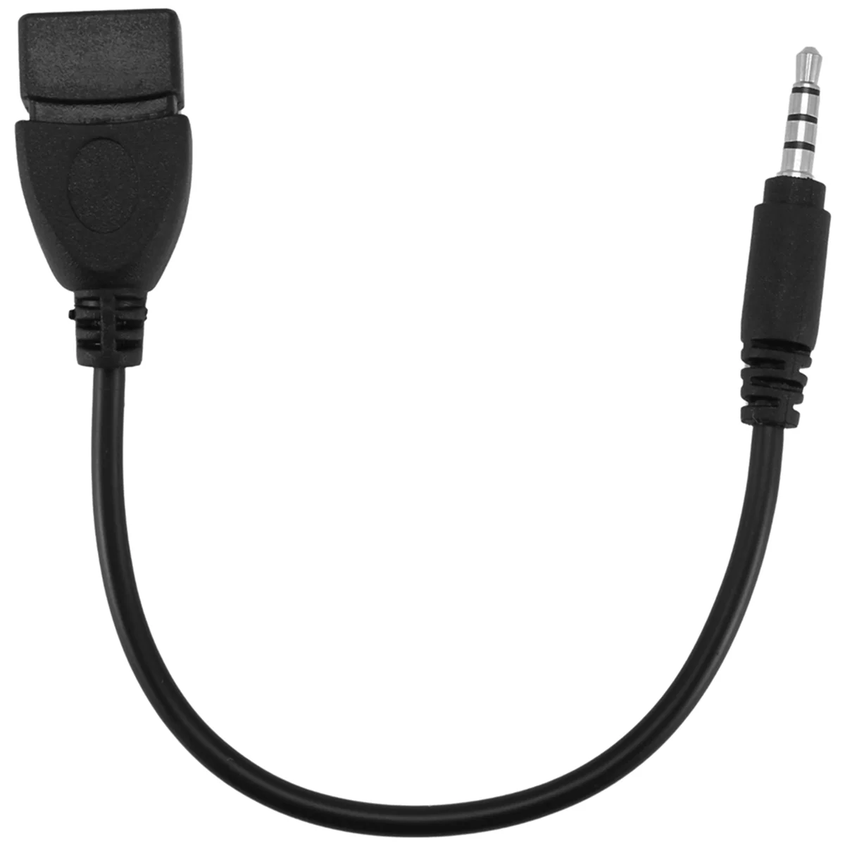 USB-разъем ABNP, AUX, разъем 3,5 мм для аудиокабеля для зарядки данных, черный