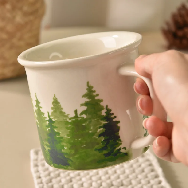 Taza de porcelana creativa, taza de café de cerámica, juegos de té simples, diseño moderno, taza de té para el hogar