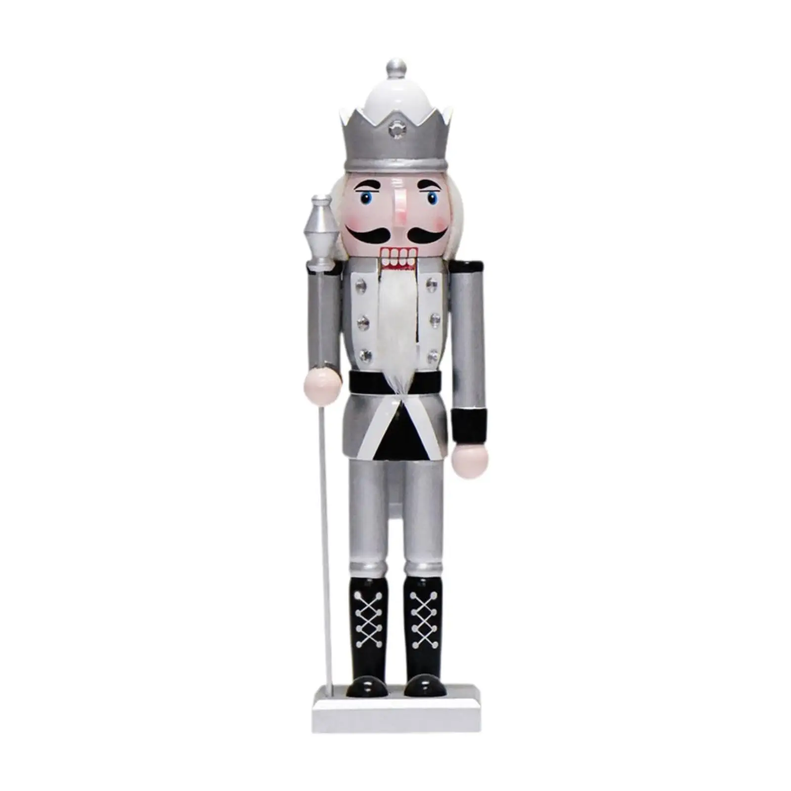 

Nutcracker Figurine Christmas Decorations Ornament for Home Party Fireplace