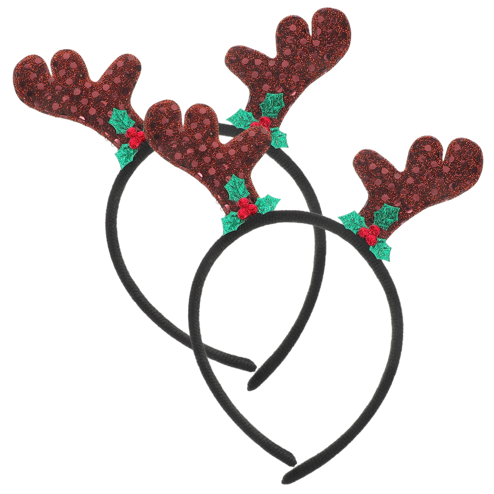 

2Pcs Antler Deer Horn Hair B for Girls Women Christmas Party Accessories Festive Costume Festival Headb Xmas Gift