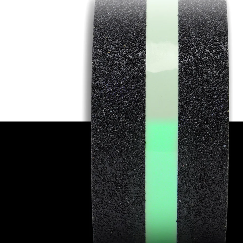شرائط غير قابلة للانزلاق شريط مضاد للانزلاق تصميم سطح بلوري يتوهج في الظلام السلامة لسلالم الحمامات وحمامات السباحة شرائط غير قابلة للانزلاق #1